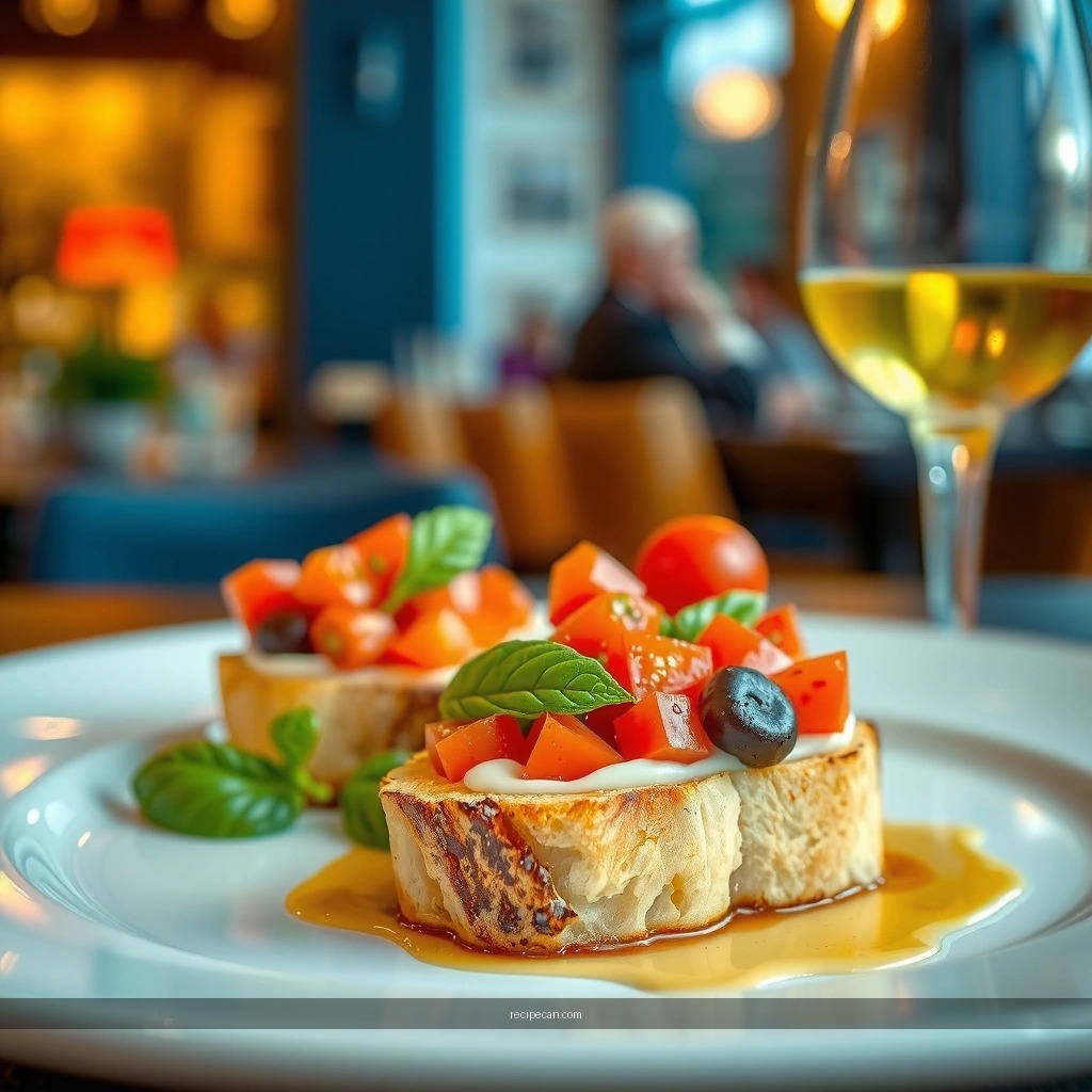Fresh Flavor and Texture - bruschetta recipe using canned tomatoes