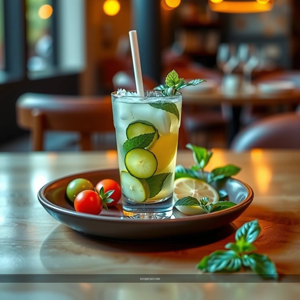 Fresh Mint and Lime - healthy mojito recipe