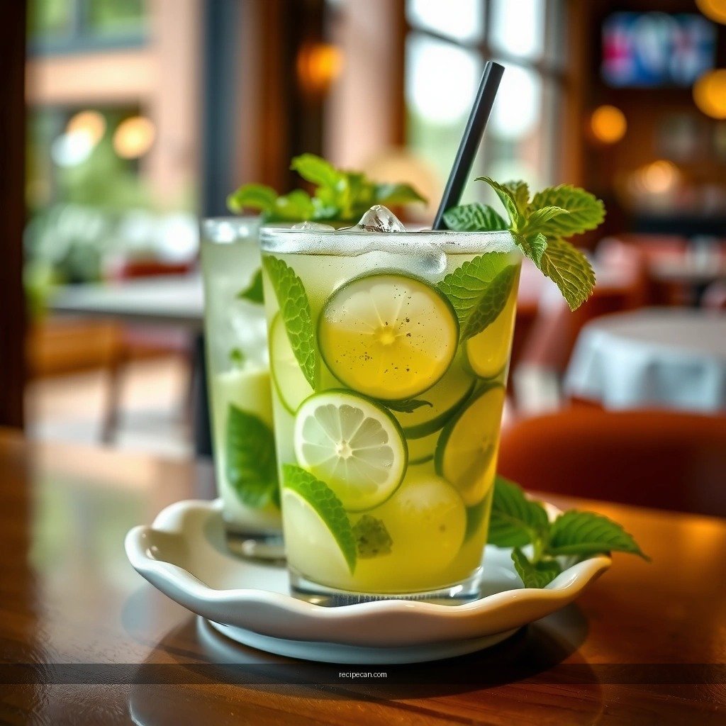 Fresh Mint Lime - mojito mocktail recipes