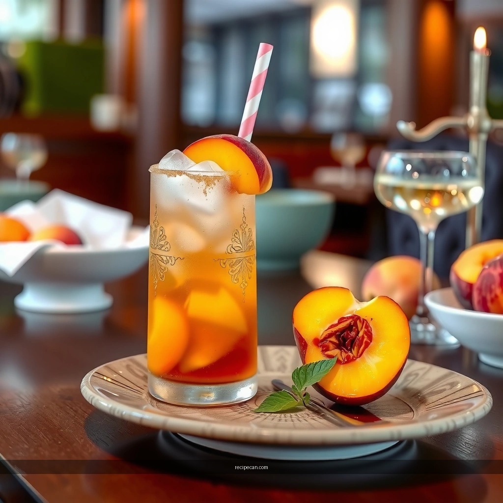 Fresh Peach Flavor - peach iced tea recipe