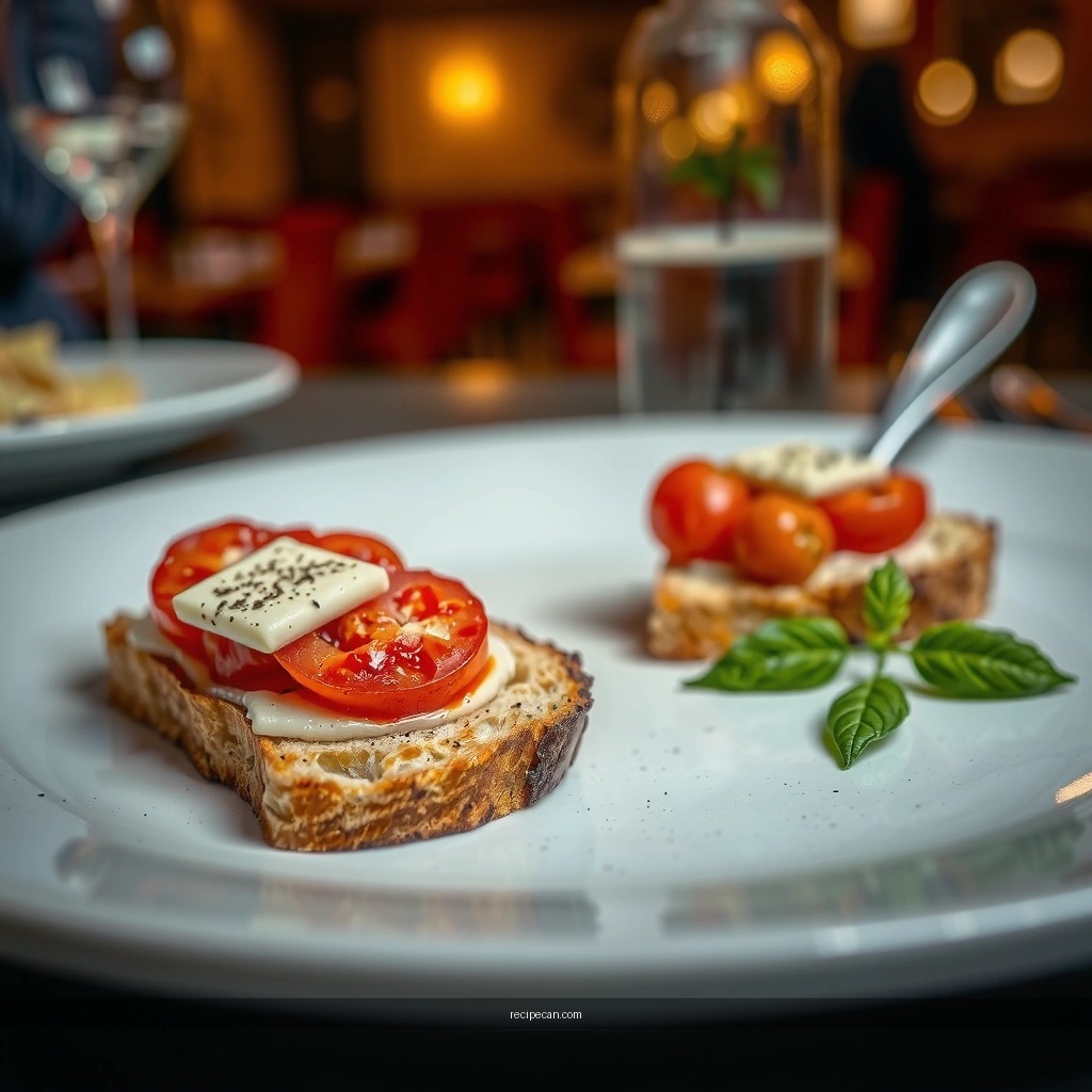 Fresh Tomato Base - recipe bruschetta with cheese