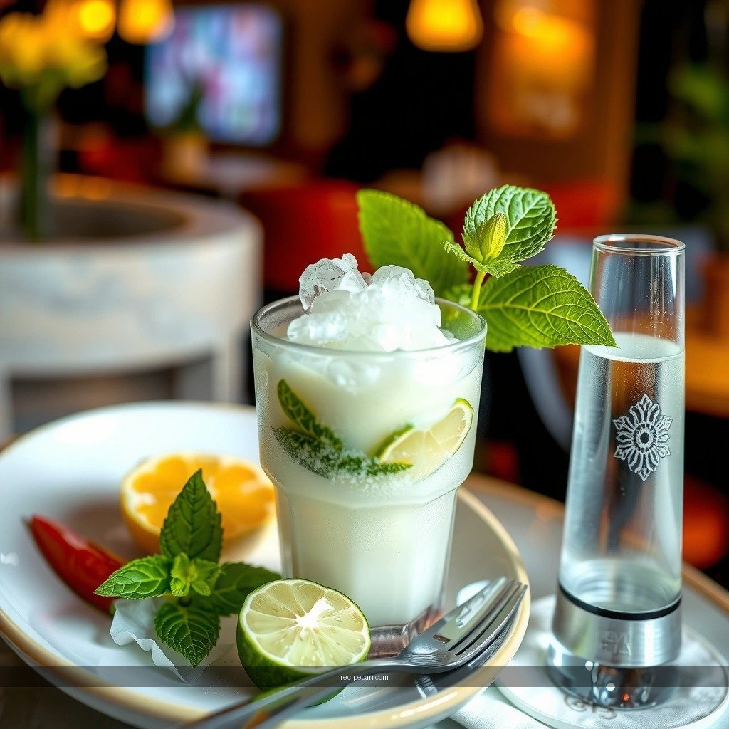 Frozen Texture - frozen coconut mojito recipe