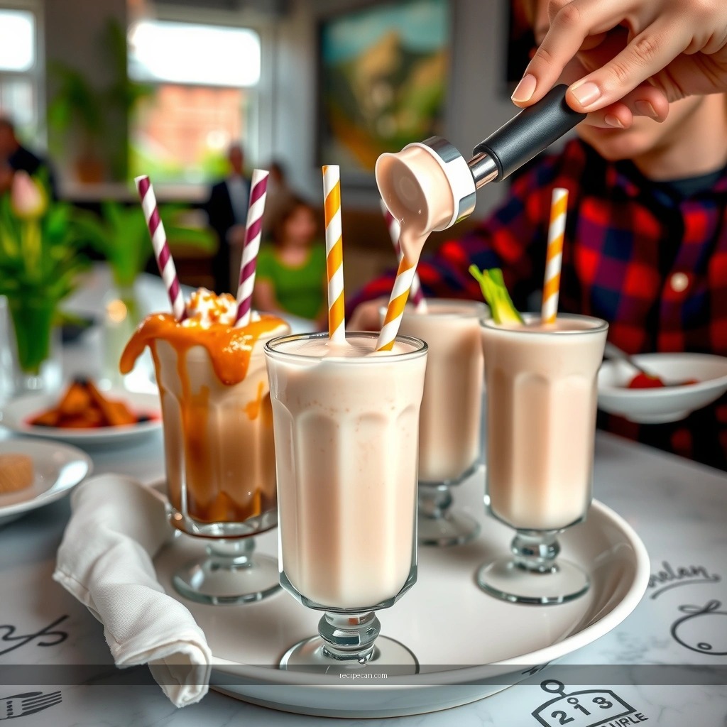 Fruit and Cookie Variations - homemade milkshake recipes