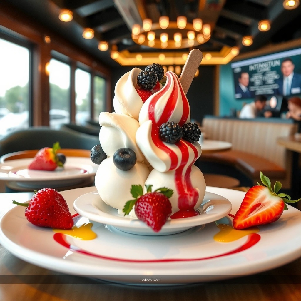 Fruits - ice cream with fruits recipe