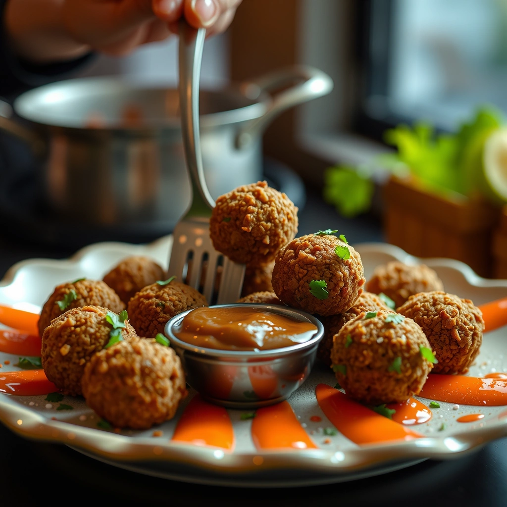 Frying Falafel Balls - falafel balls recipe