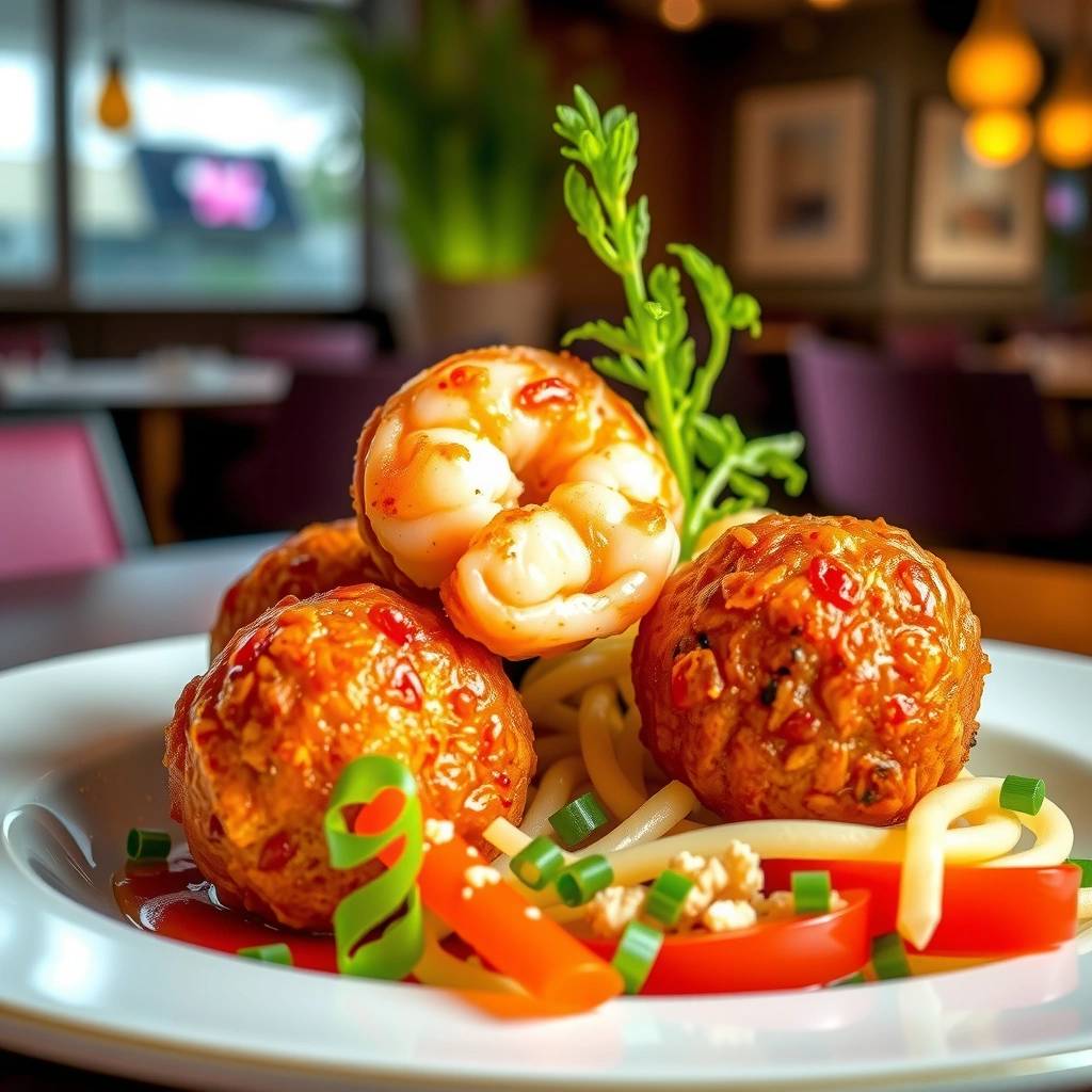 Frying vs. Baking - shrimp ball recipe