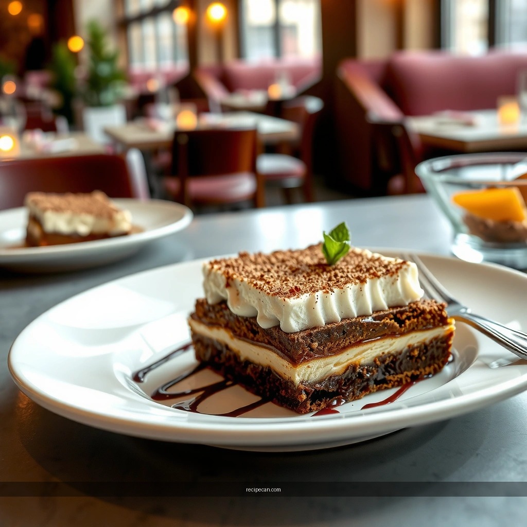 Fudgy Brownie Base - tiramisu brownie recipe
