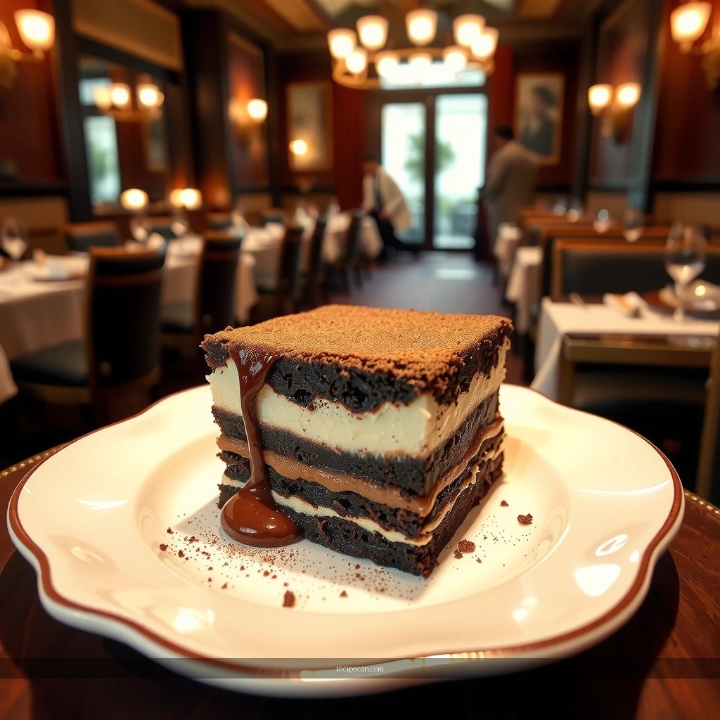 Fudgy Tiramisu Brownie - recipe for tiramisu brownies
