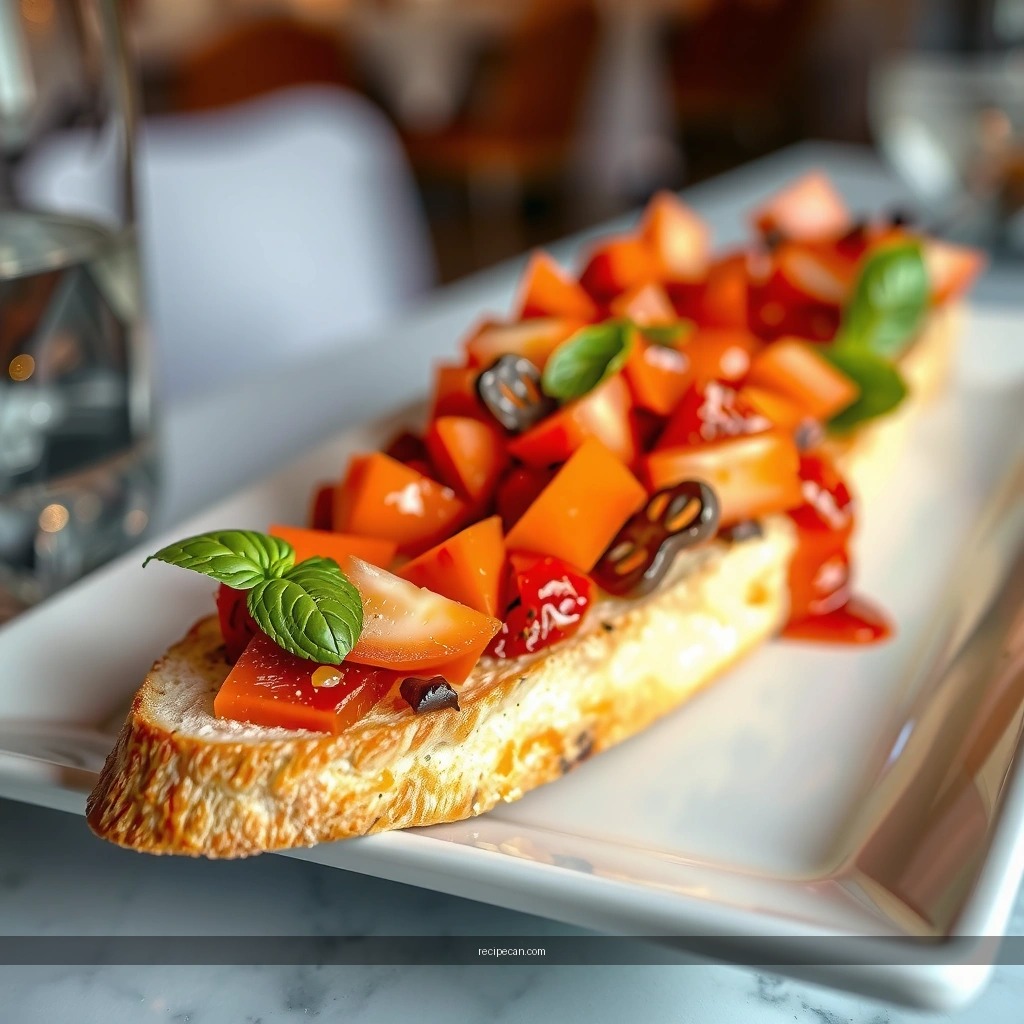 Garlic and Olive Oil - bruschetta recip