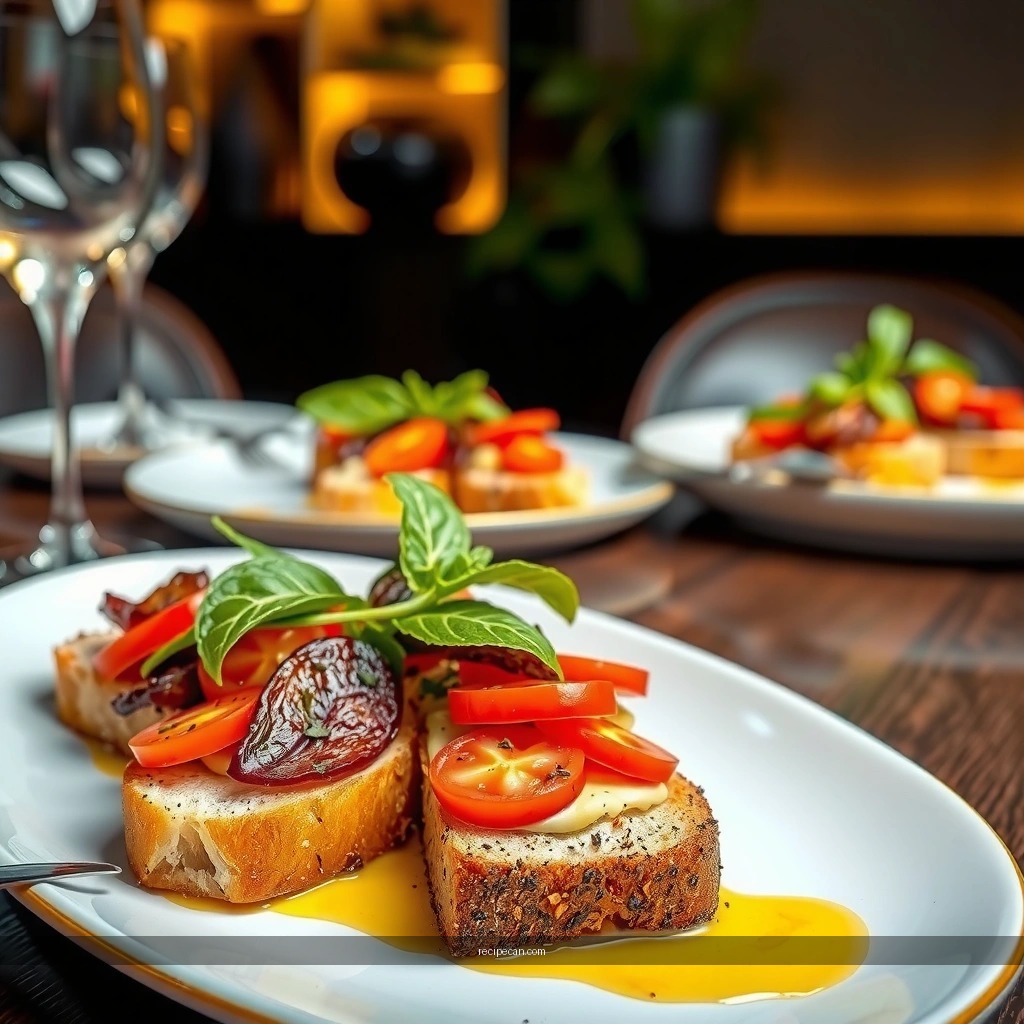Garlic Olive Oil Base - italian bruschetta recipe jamie oliver