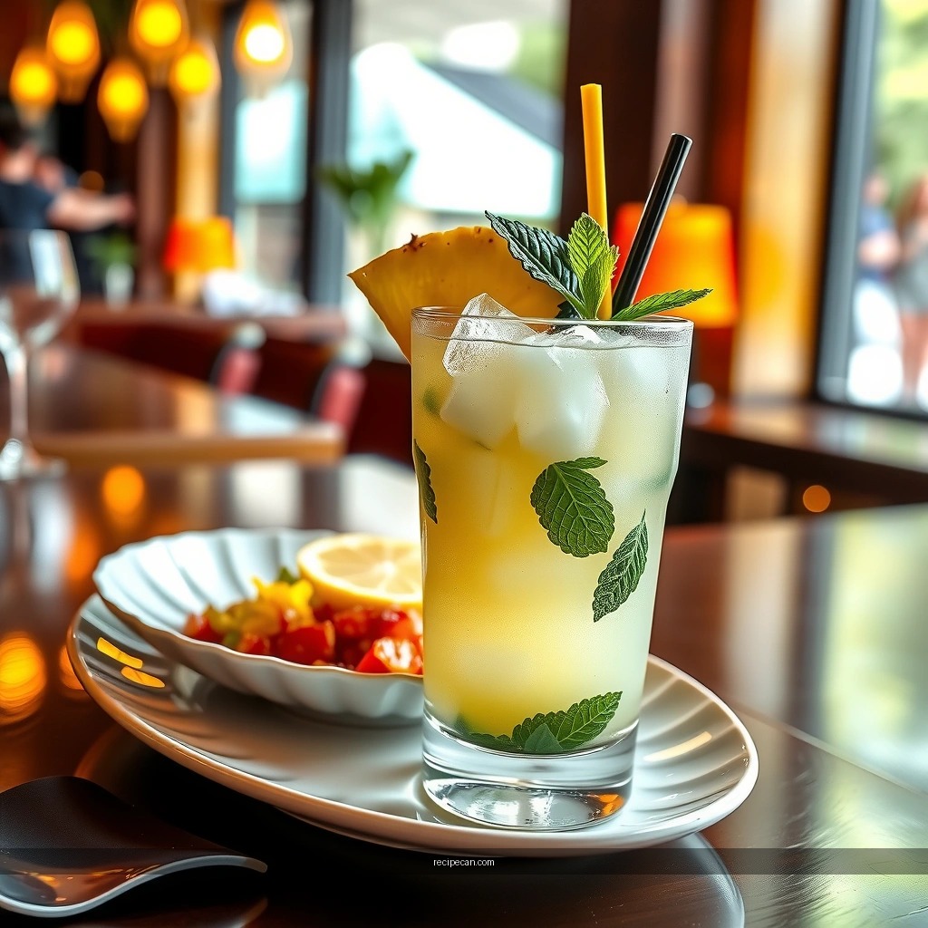 Garnish and Flavor Tips - pineapple mojito recipe
