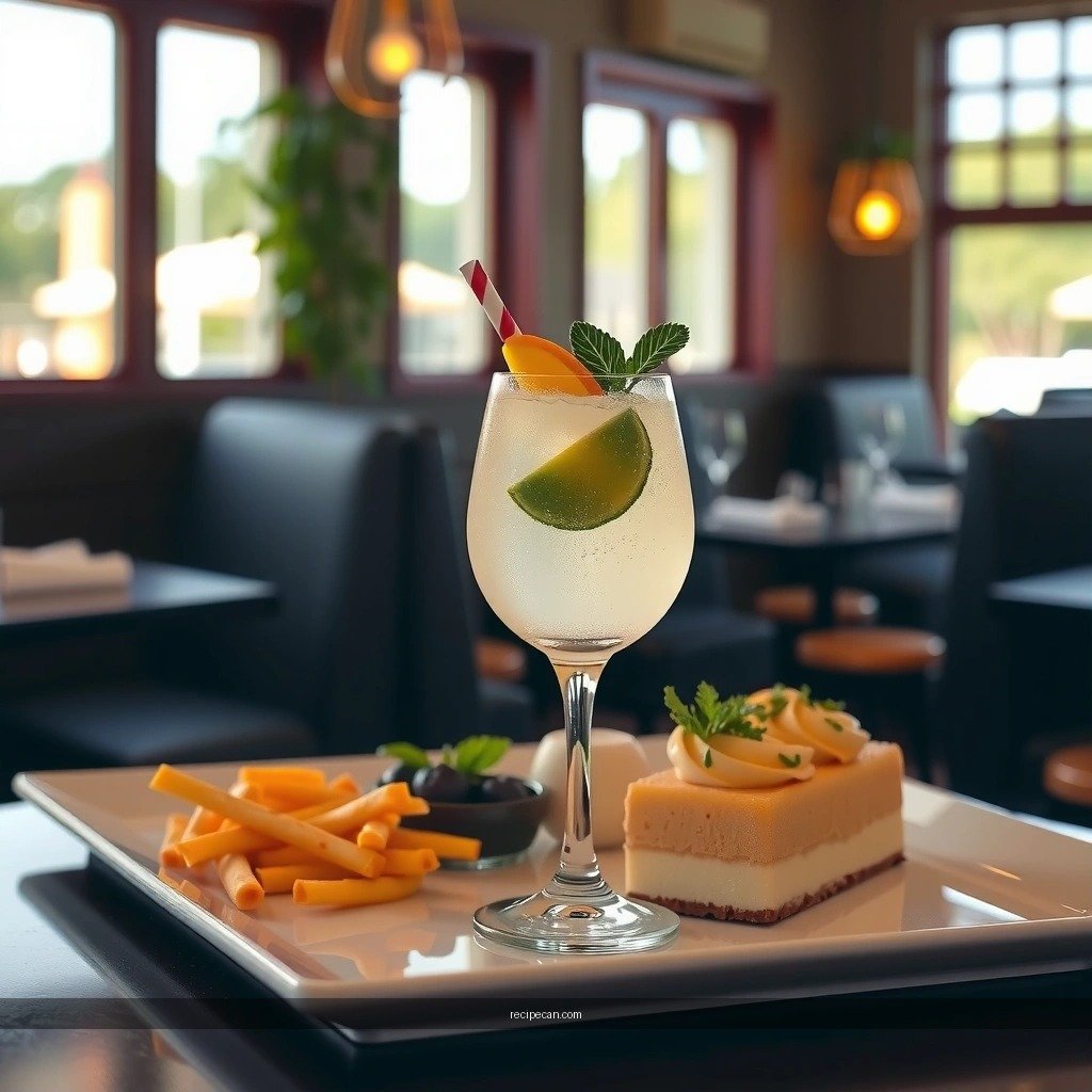 Garnish and Serving Tips - cheesecake factory coconut mojito recipe