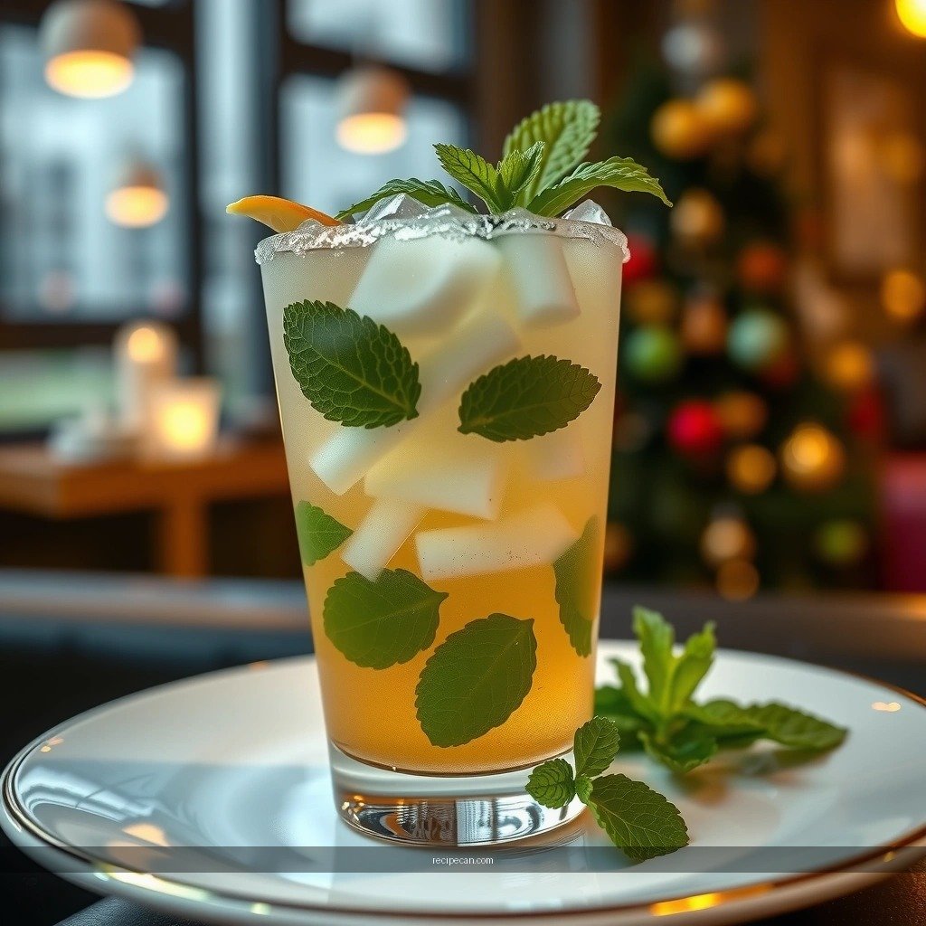 Garnishes - white christmas mojito recipe