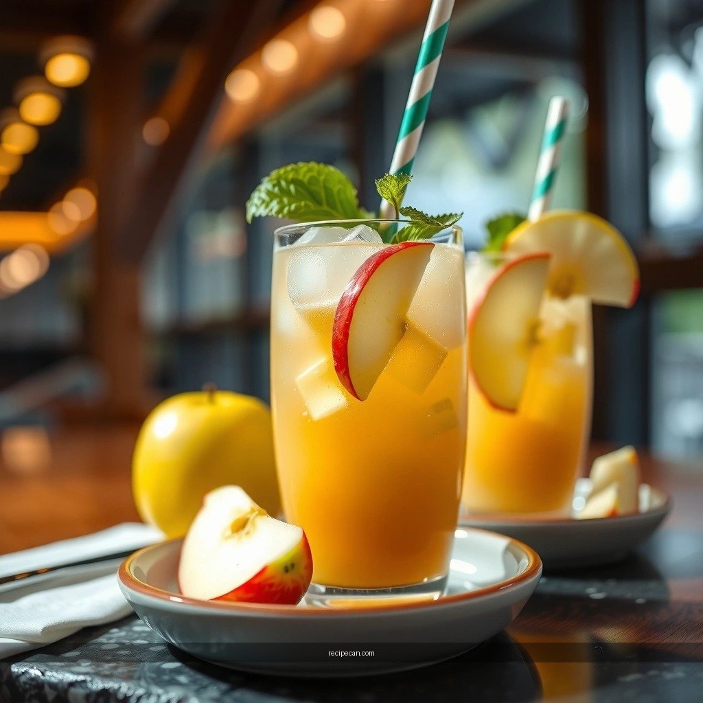 Garnishes - apple mojito recipe