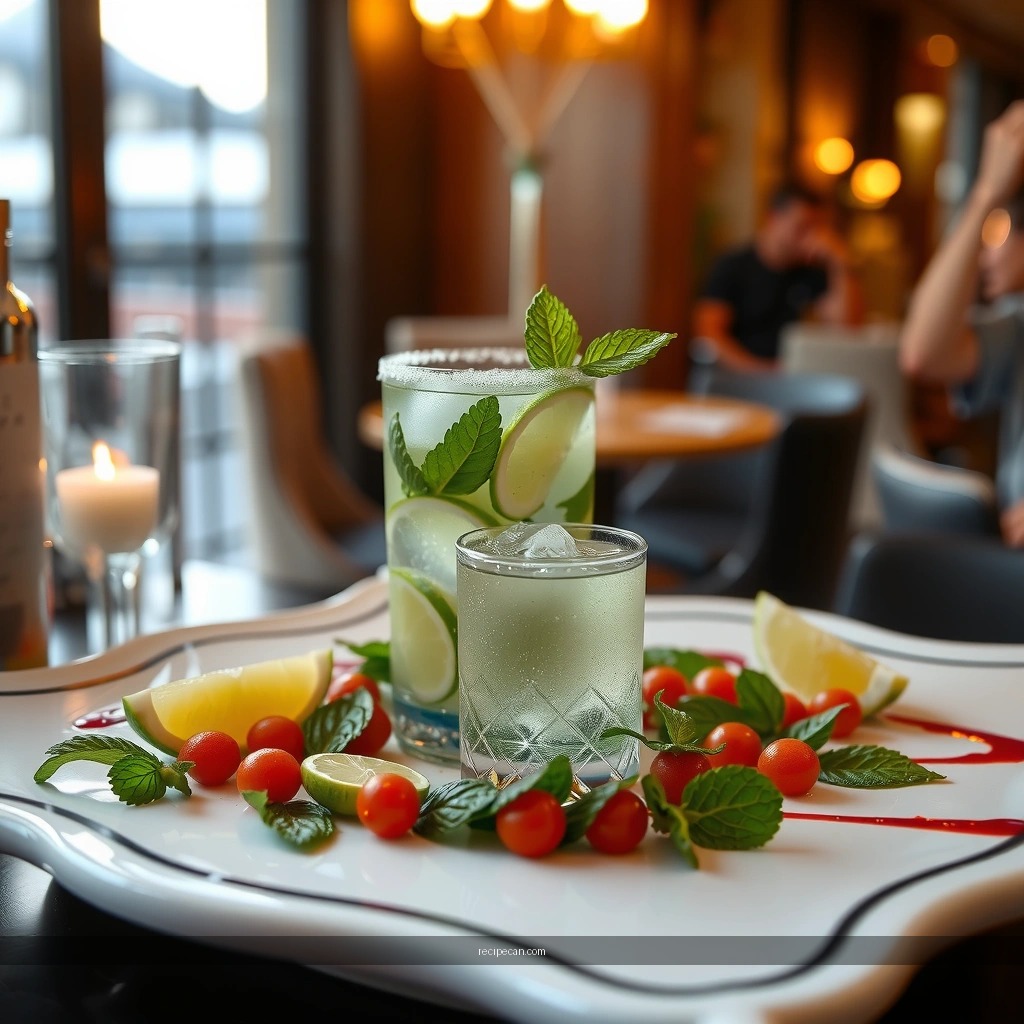 Garnishes and Presentation Tips - mojito vodka recipe