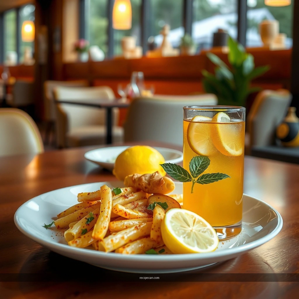 Ginger and Lemon Tea - ginger and lemon tea recipe