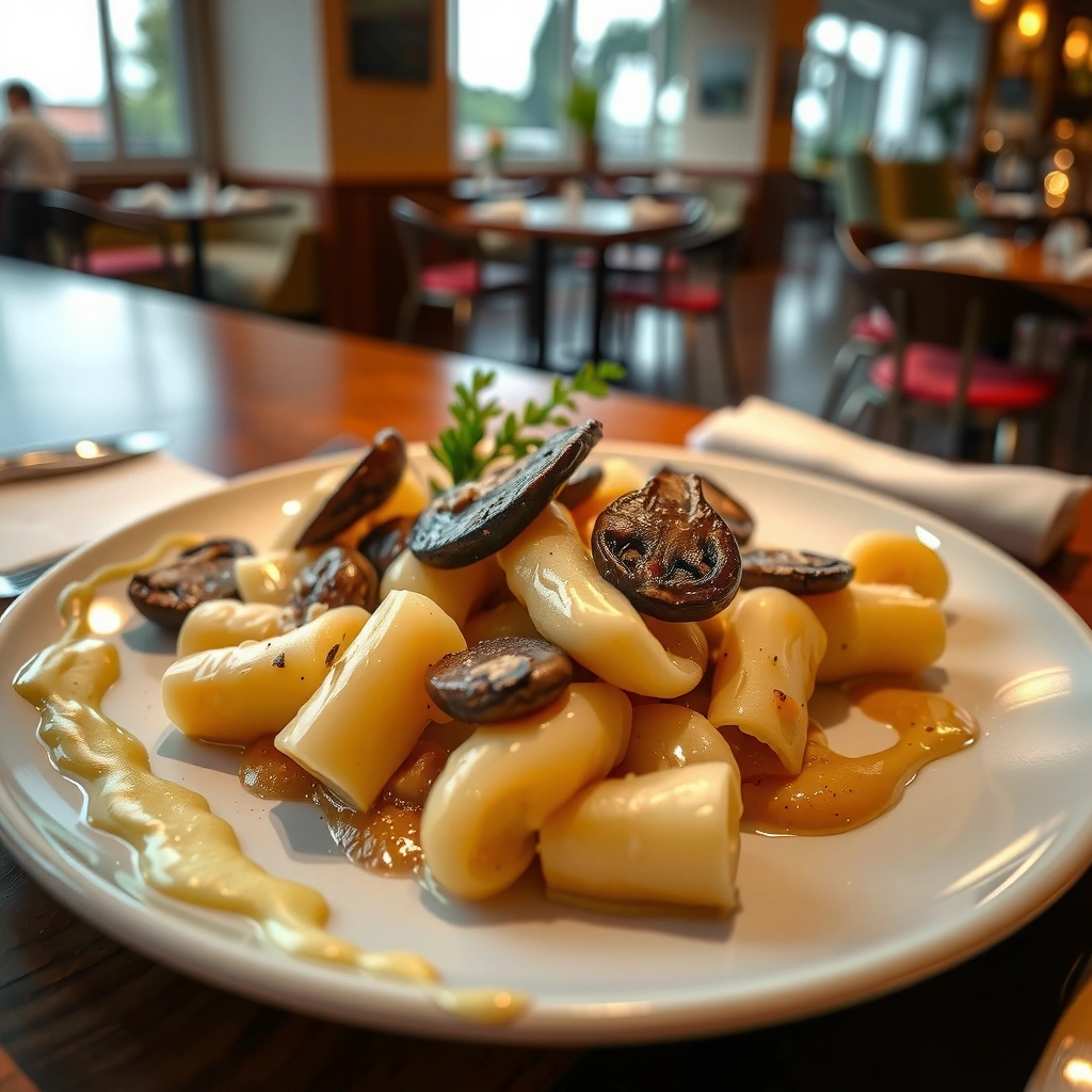Gnocchi - gnocchi and mushroom recipe
