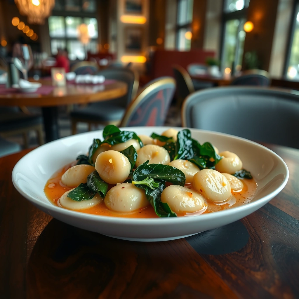 Gnocchi and Spinach - gnocchi and spinach recipe