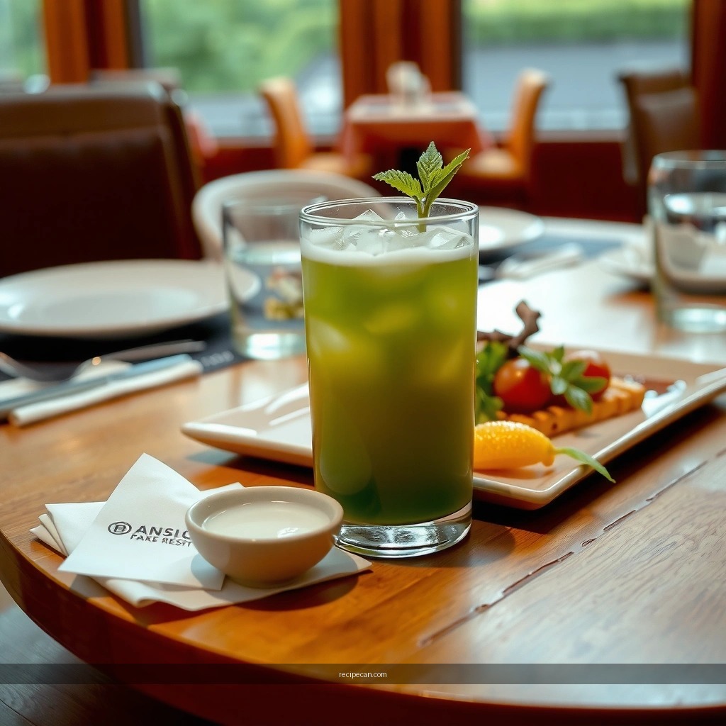 Green Tea - green tea drink recipe