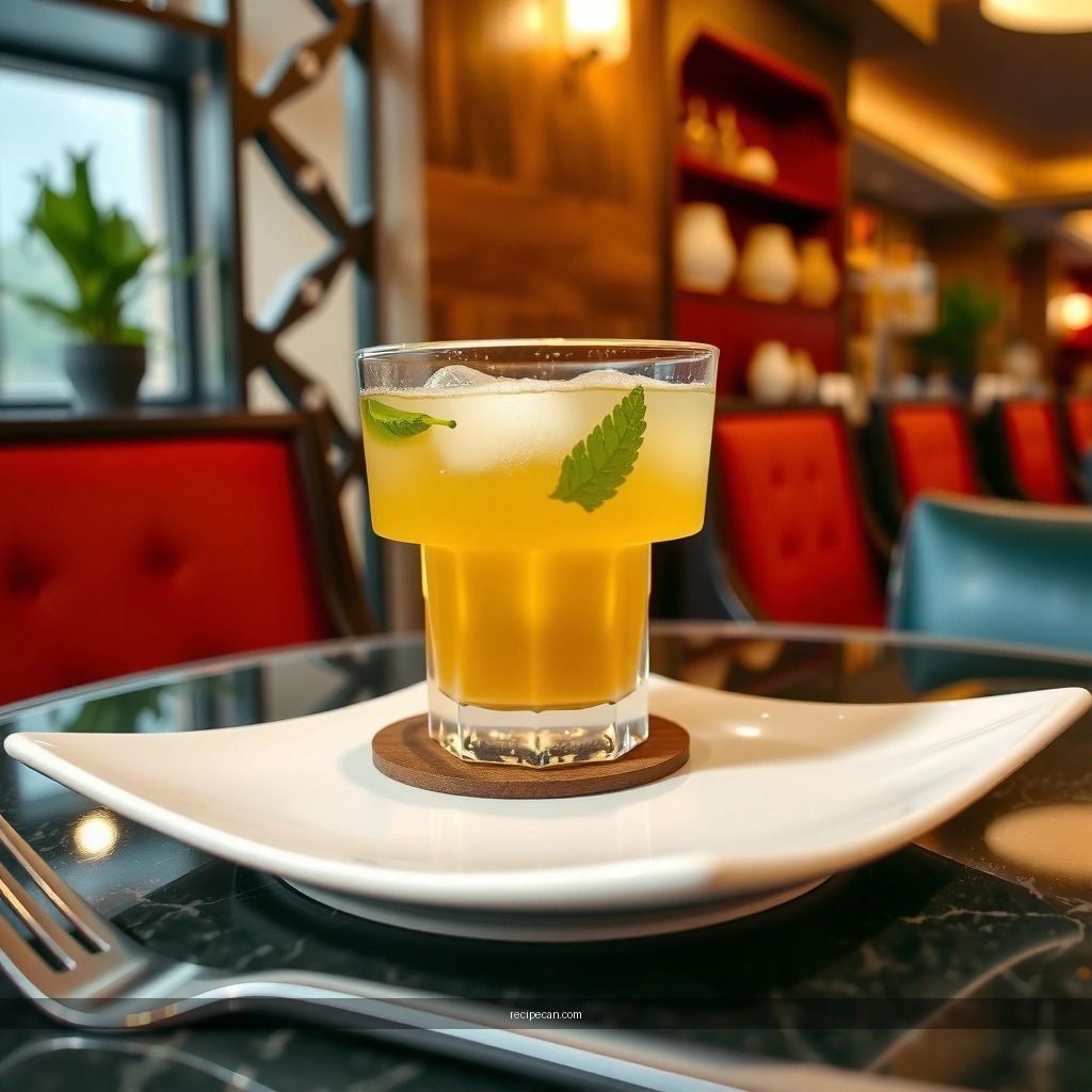 Green Tea Cocktail - green tea cocktail recipe