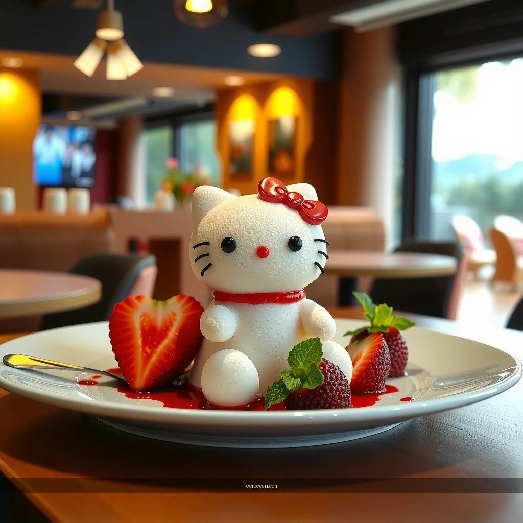 Hello Kitty - ice cream recipes hello kitty