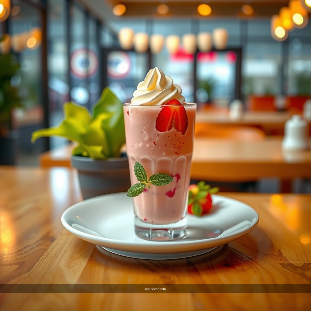 How to Make It - strawberry milkshake recipe with ice cream