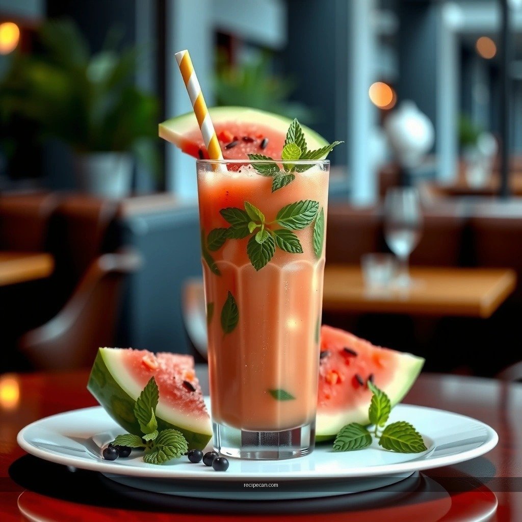 How to Make It - watermelon mojito smoothie recipe