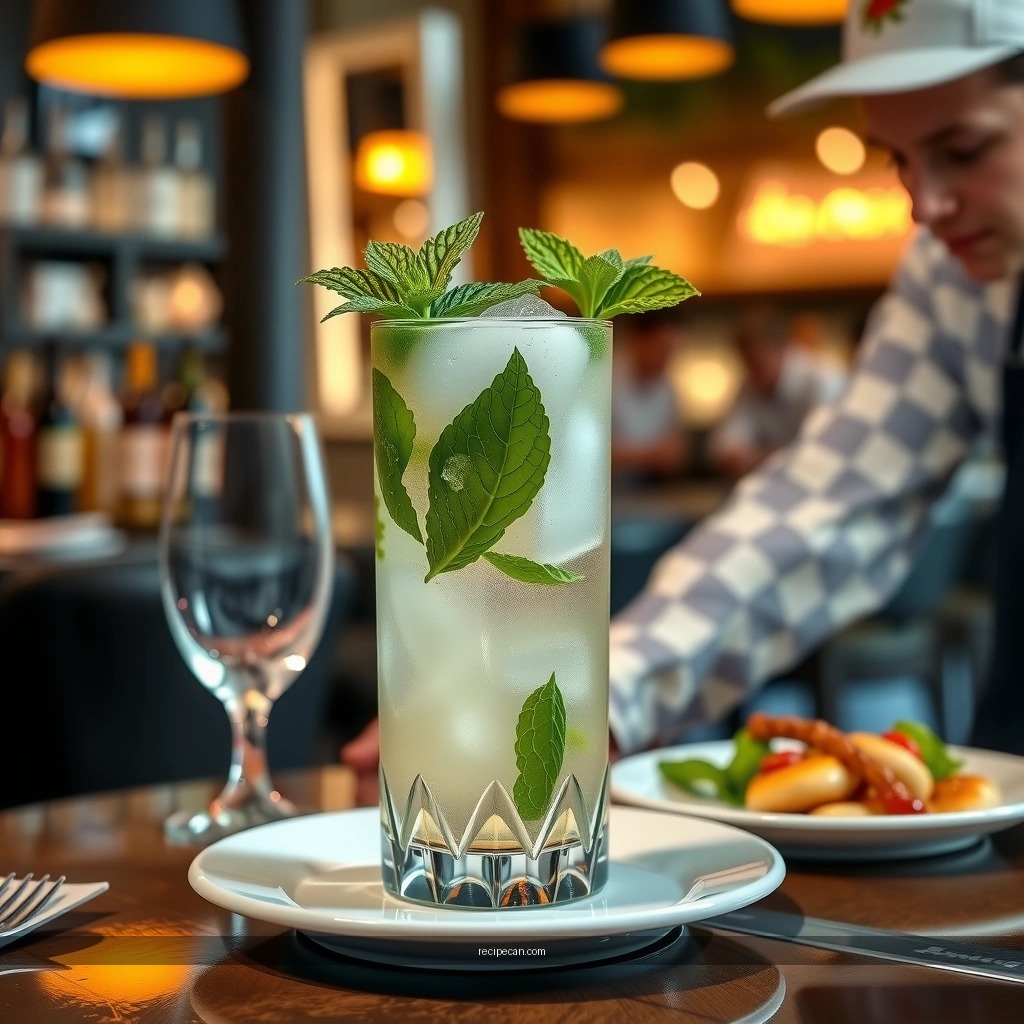 Ice - mojito cocktail recipe rum