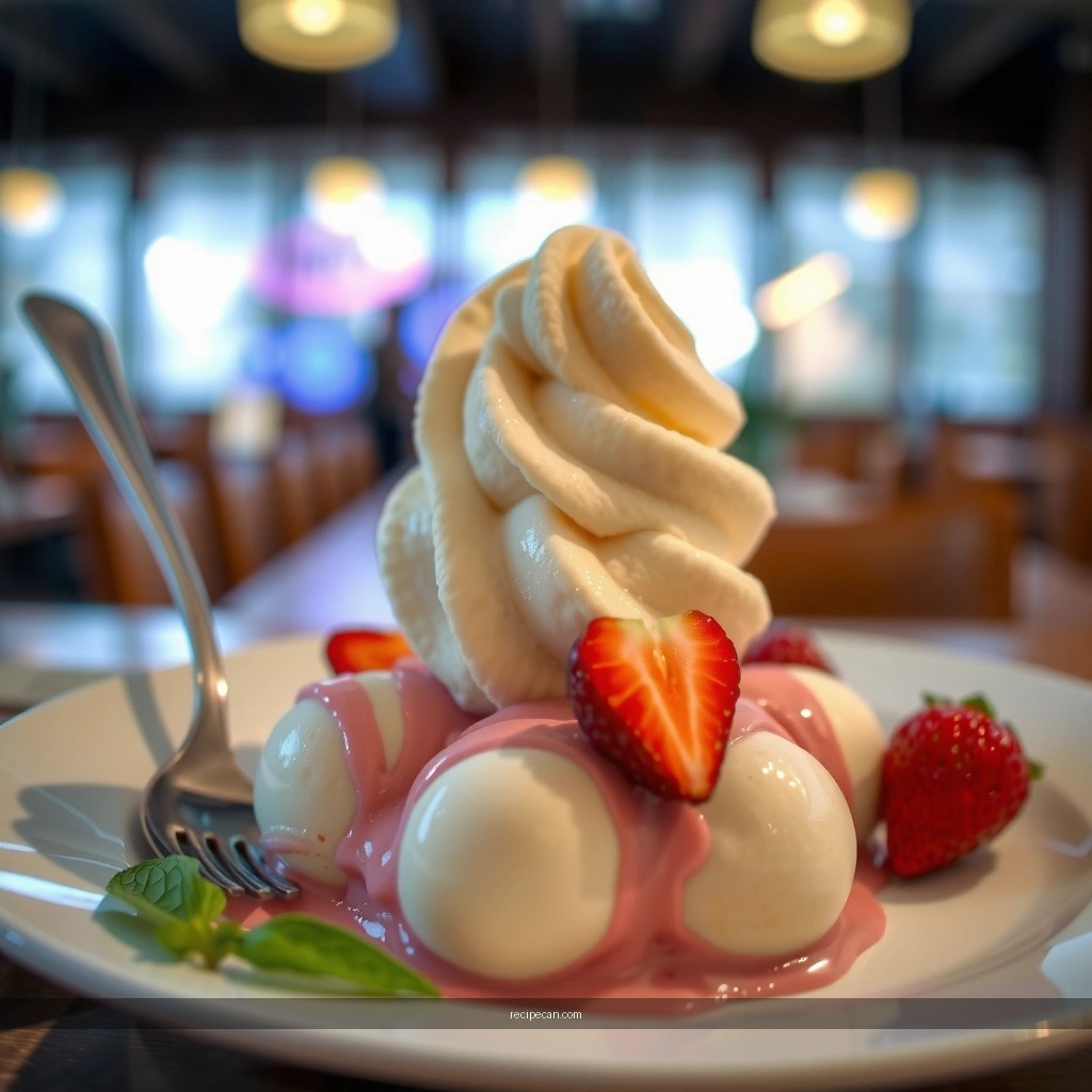 Ice Cream - banana and strawberry ice cream recipe