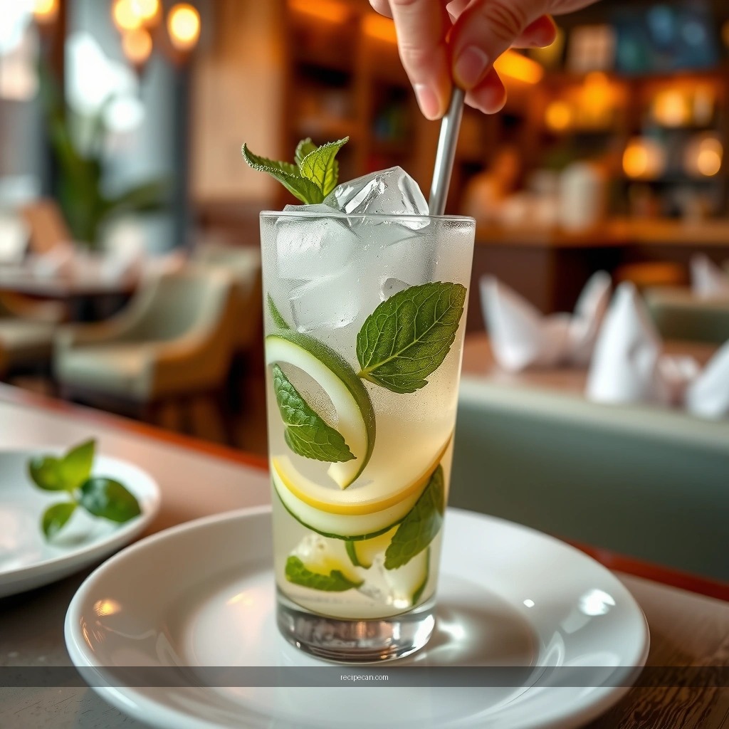 Ice Glassware Presentation Tips - easy mojito recipe