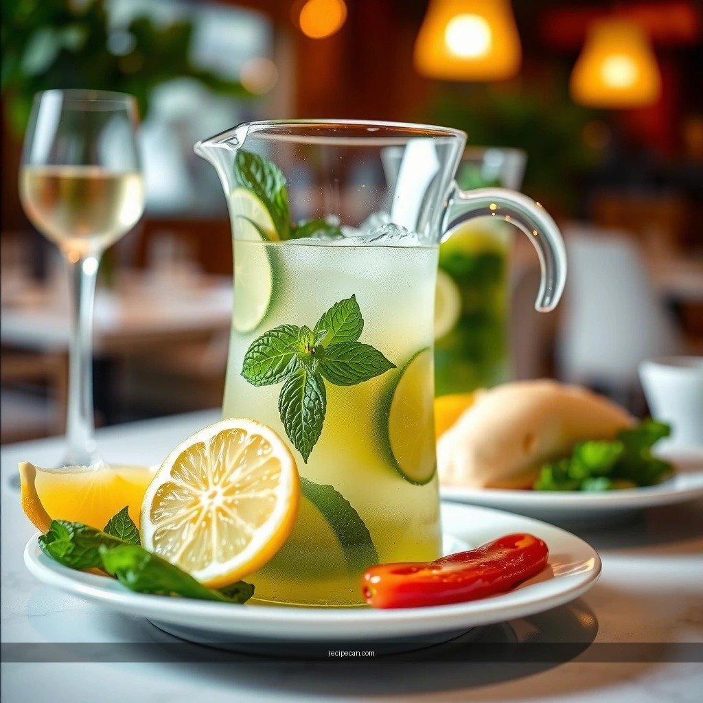 Ice Tips - virgin mojito pitcher recipe