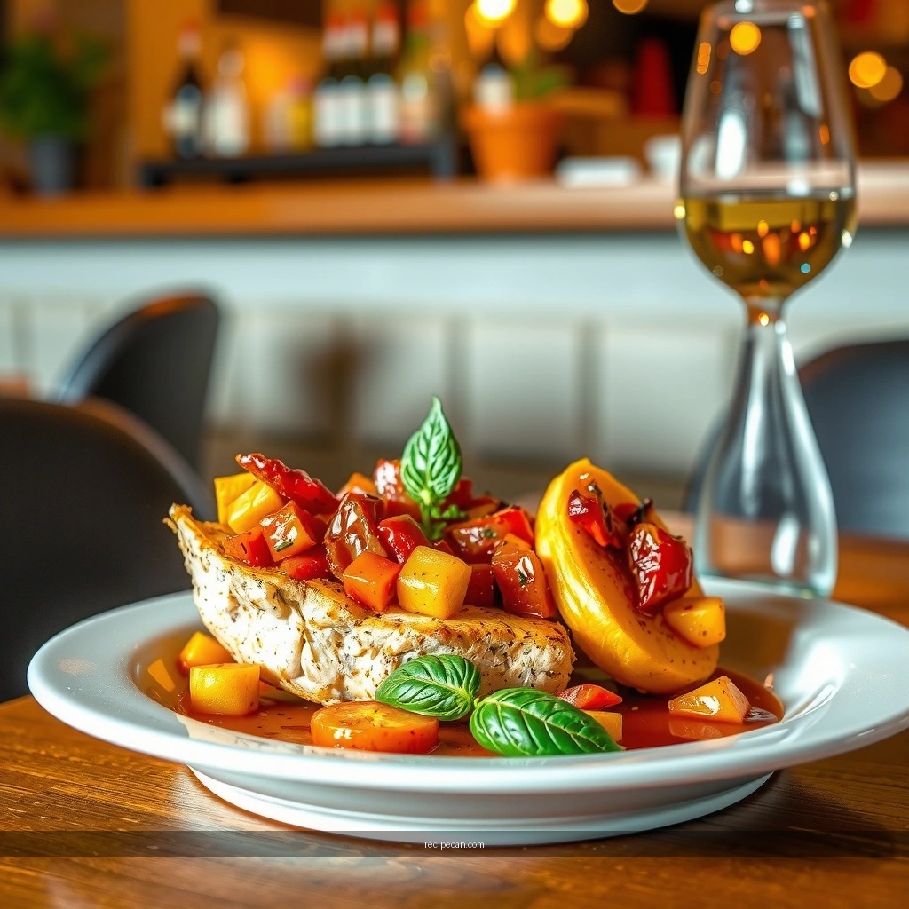 Ingredients - baked bruschetta chicken recipe