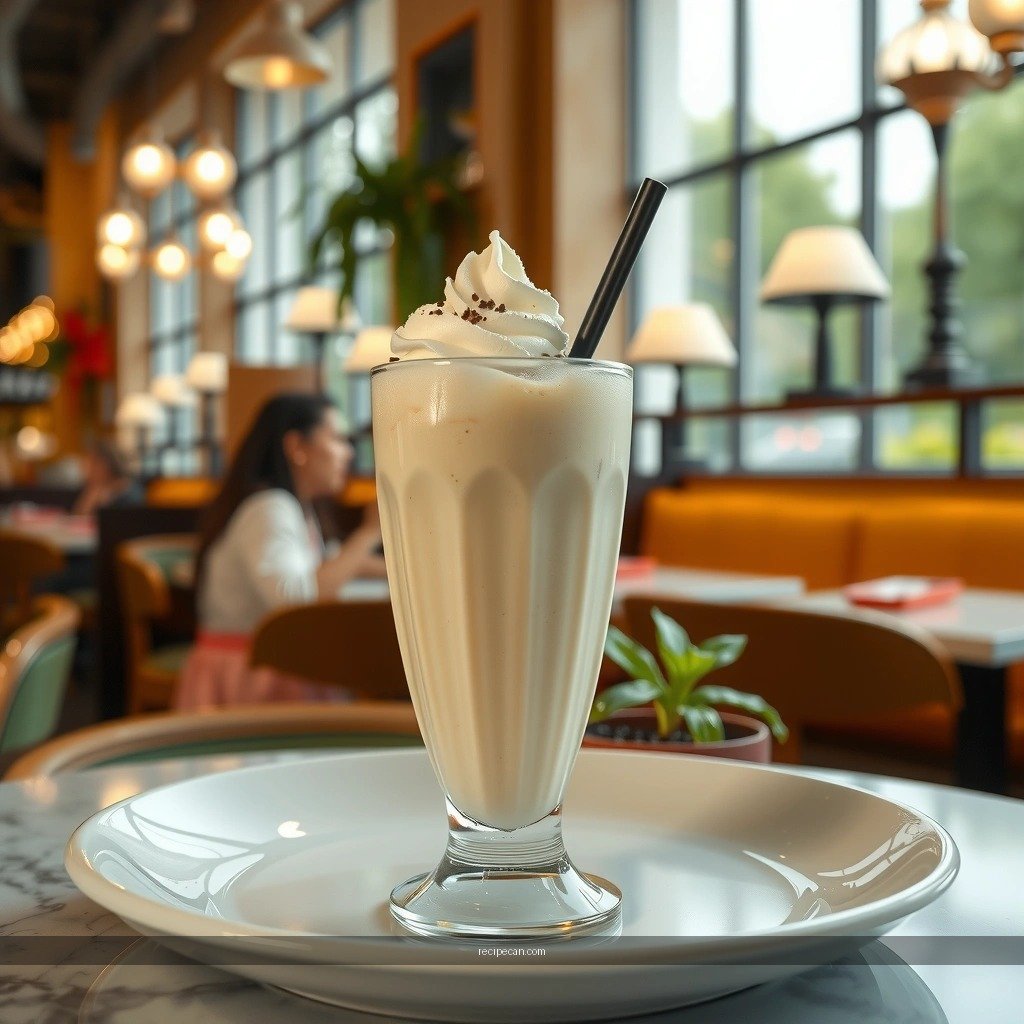 Ingredients - easy vanilla milkshake recipe