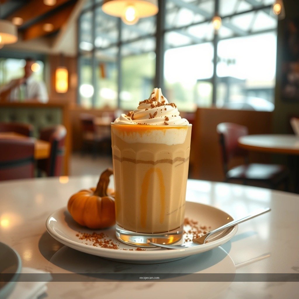 Ingredients - pumpkin pie milkshake recipe