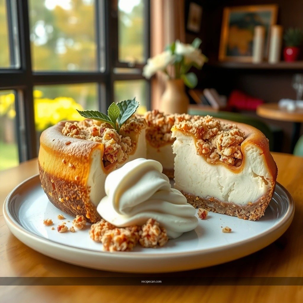 Ingredients - apple crumble cheesecake recipe