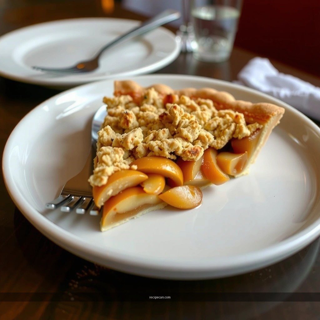 Ingredients - crumble apple pie recipe