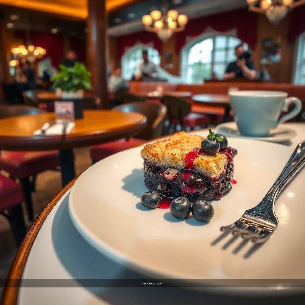 Ingredients - easy blueberry crumble recipe