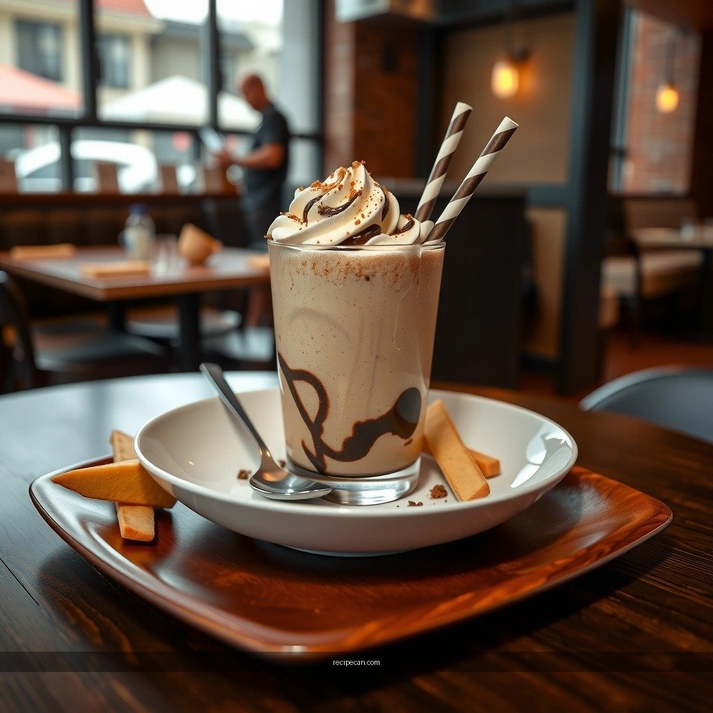 Ingredients - peanut butter and chocolate milkshake recipe