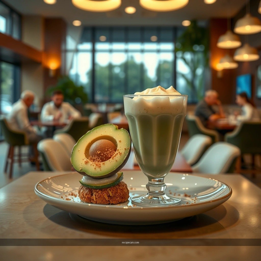 Ingredients - recipe for avocado milkshake