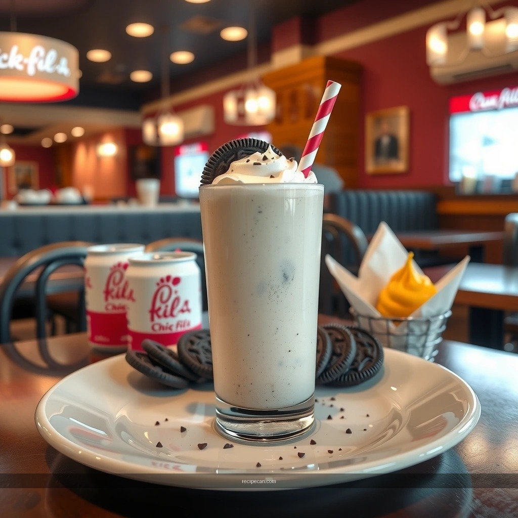 Ingredients - chick fil a cookies and cream milkshake recipe