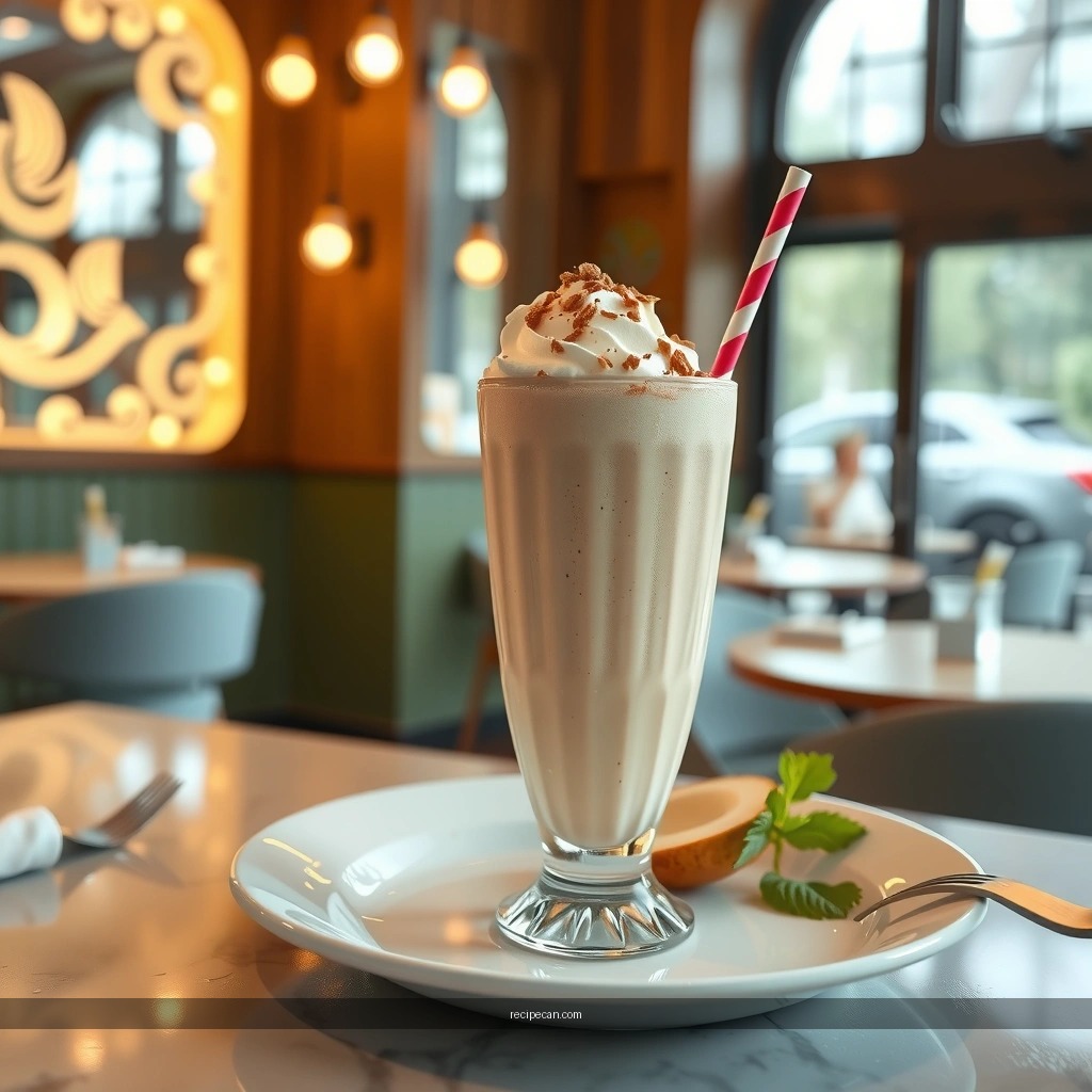 Ingredients - malted milkshake recipe