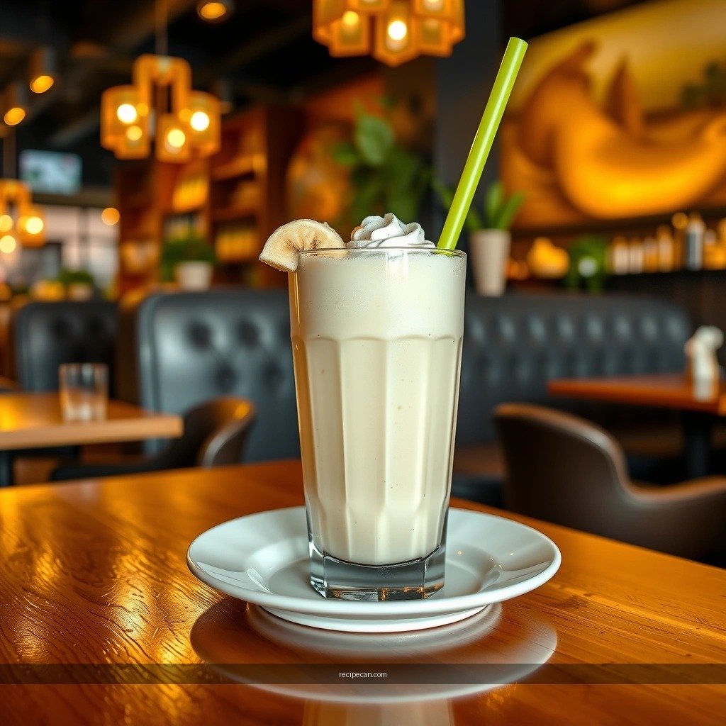 Ingredients - easy recipe for banana milkshake
