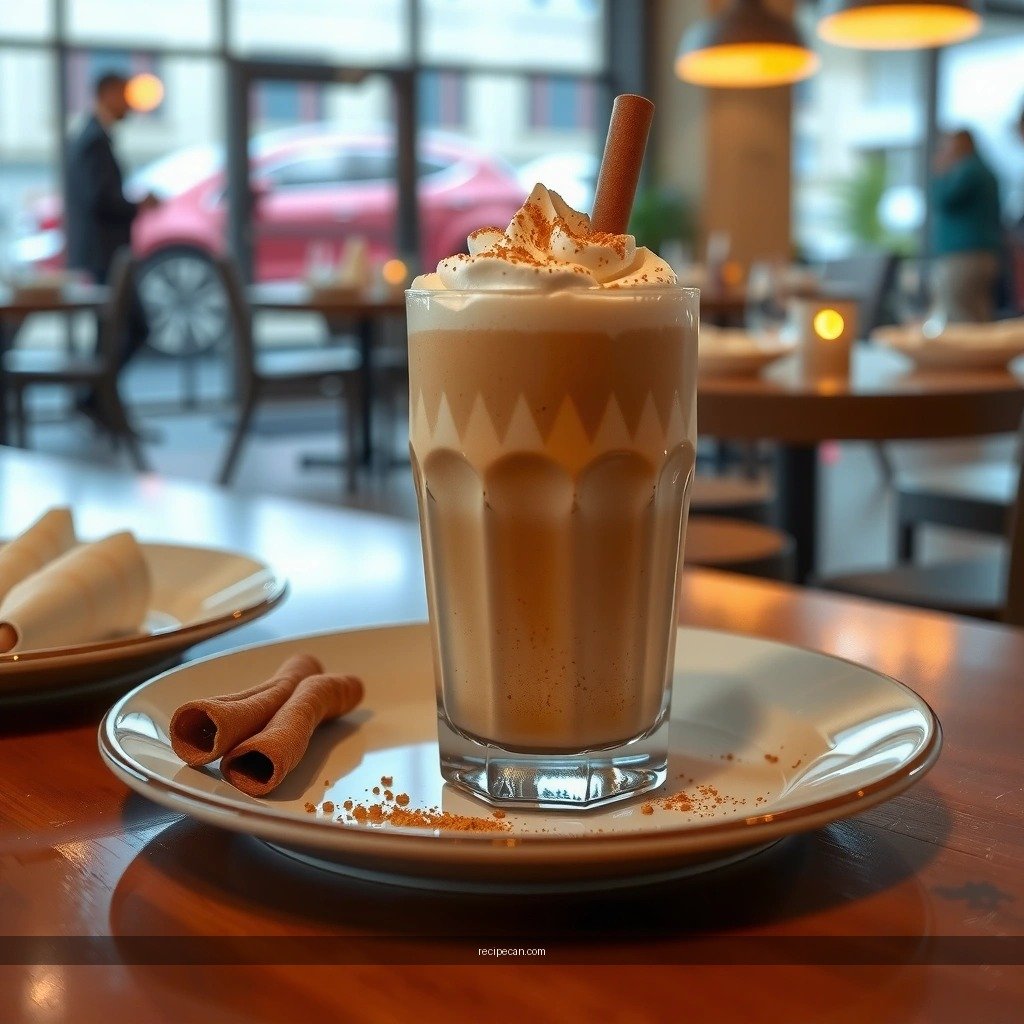 Ingredients - pumpkin spice milkshake recipe