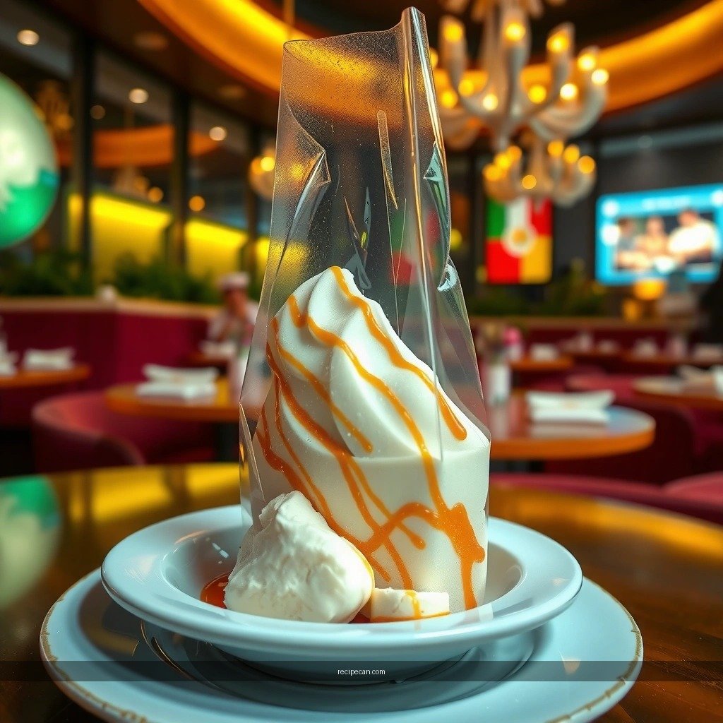 Ingredients - ice cream in a bag with milk recipe