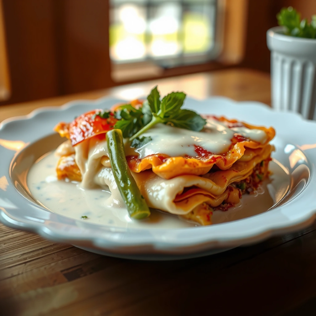 Ingredients - chicken alfredo lasagna recipe