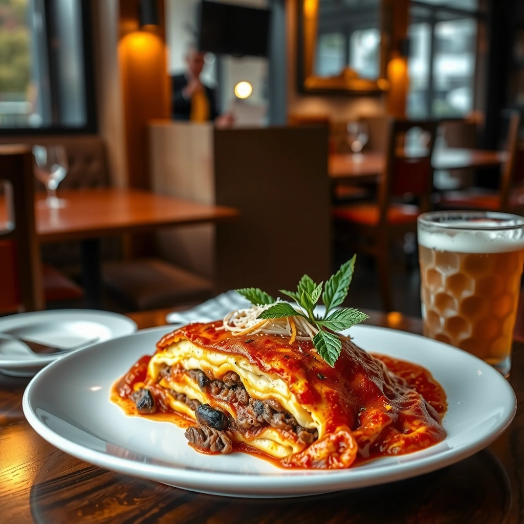 Ingredients - ground beef lasagna recipe