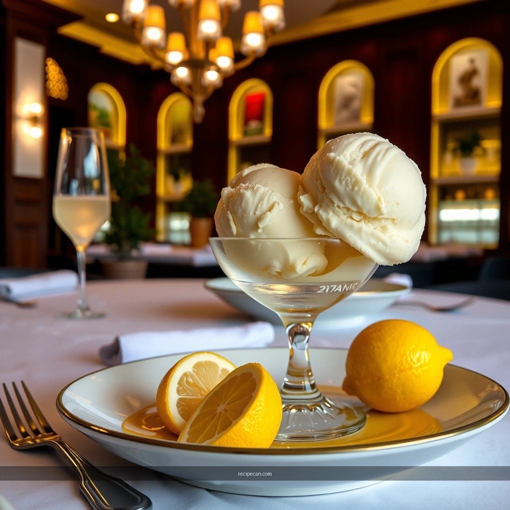 Ingredients - limoncello ice cream recipe