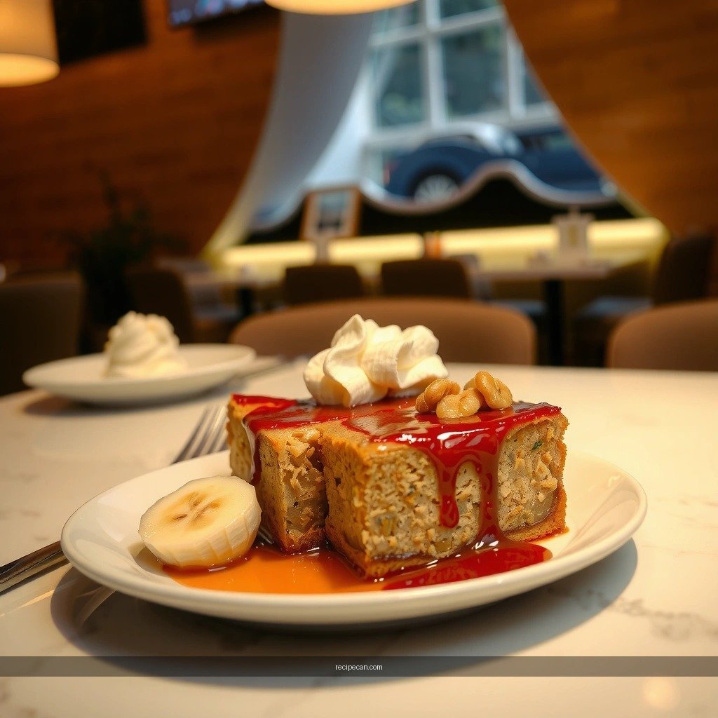 Ingredients - banana walnut bread pudding recipe