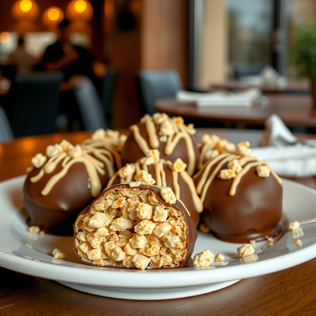 Ingredients - peanut butter balls with rice krispies recipe