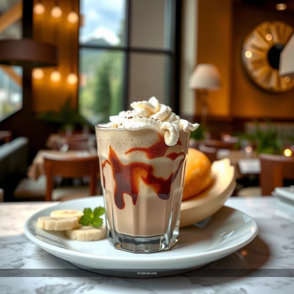 Ingredients - chocolate banana milkshake recipe